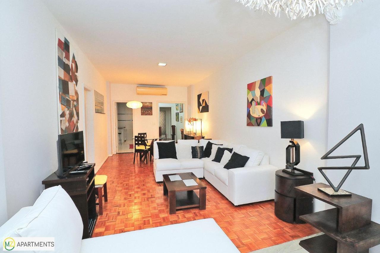 Estiloso 3 Quartos Para 6 Pessoas Em Copacabana Rio de Janeiro Ngoại thất bức ảnh